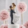 Figurină Tort Nuntă "Înălțați de Iubire"