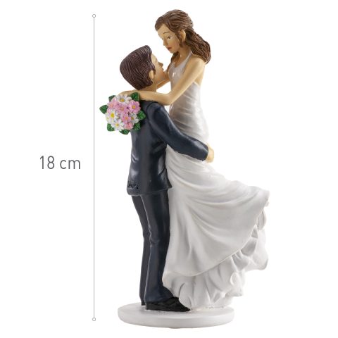 PAREJA DE BODA NOVIA EN BRAZOS CM